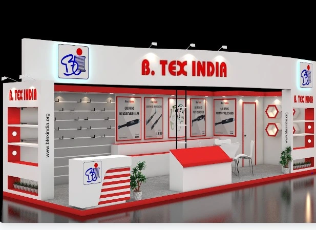 two side open exhibition stall